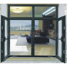 Foshan Woodwin Double Tempered Glass Aluminium Window